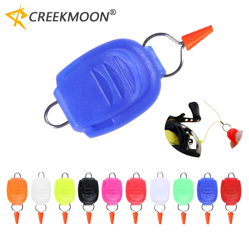 Fishing Line Dispenser - 5/10/15 Stück aktualisierte Angelschnur-Stopper-Clips mit Silikonstopfen