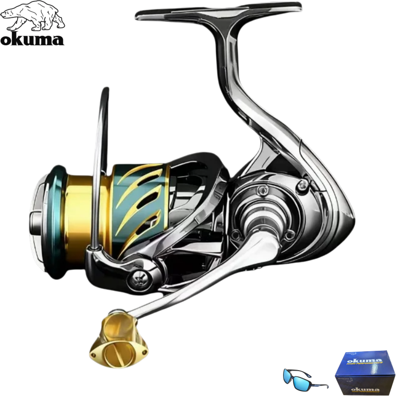 Kastking Reel Zephyr - OKUMA 1000-7000 Vollmetall-Spinnrolle 7+1 Lager 5.1:1