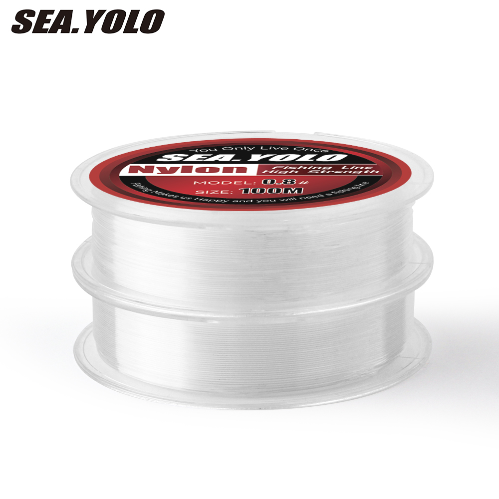 Ice Fishing Line - Sea.Yolo 100 m Importierte Starke Kristall
