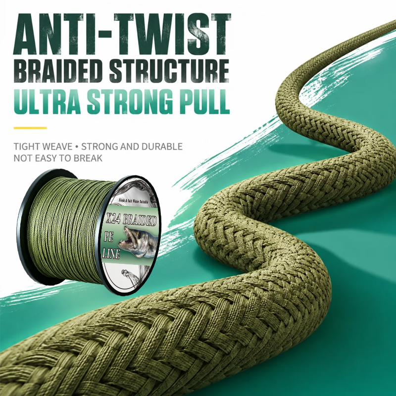 24-Strang PE-Angelschnur, gefl – Ice Fishing Line Bewertung und Preis