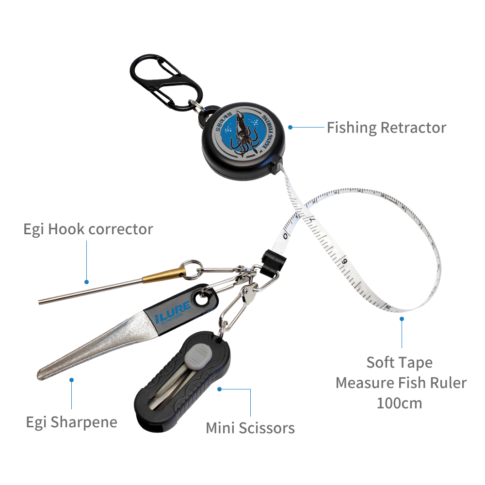 4-in-1 Eging Angelset: Retrakt – Fishing Line Cutter Bewertung und Preis
