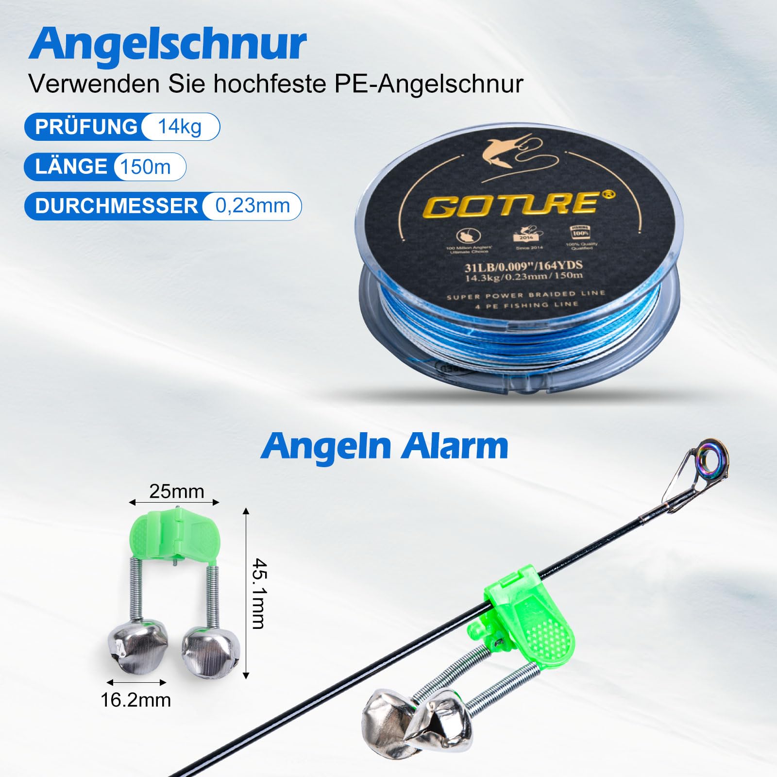 Goture 1,8M-2,7M Angelrute und – Freshwater Line Bewertung und Preis
